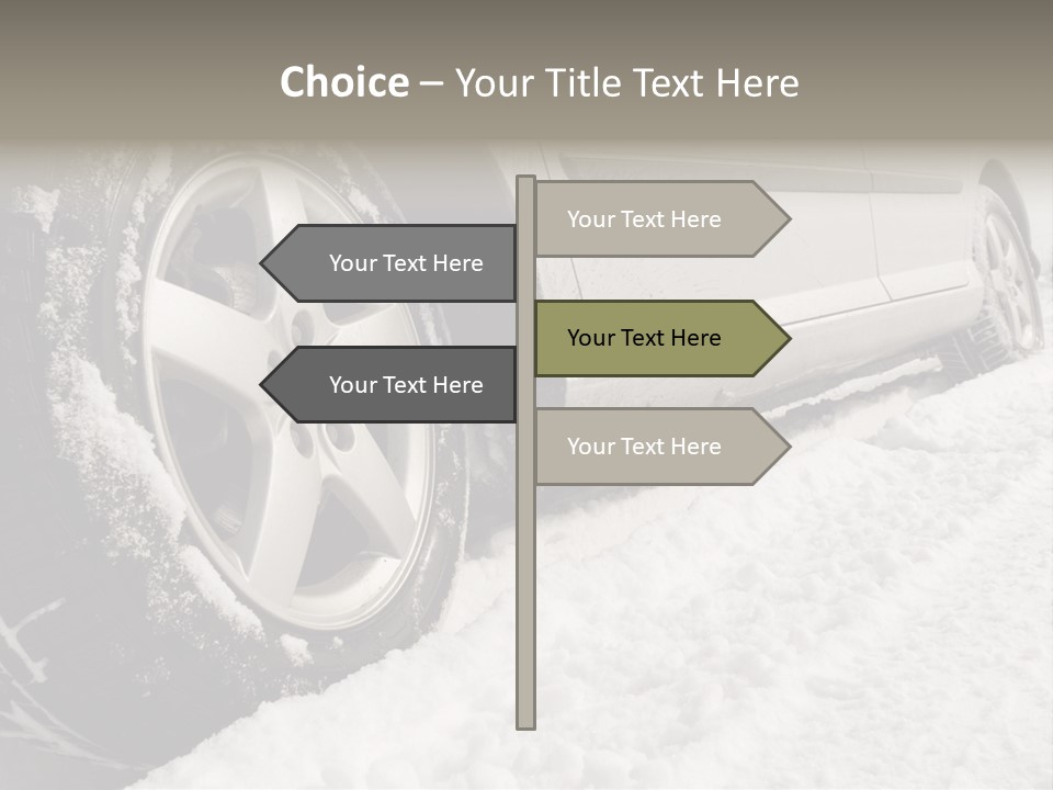 Trace Outdoors Slippery PowerPoint Template