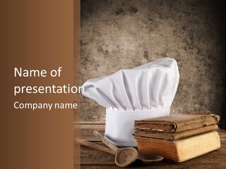 Rustic Chic Eat PowerPoint Template