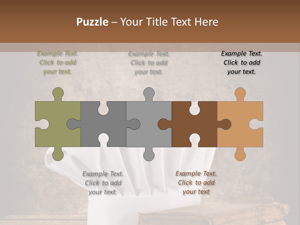 Rustic Chic Eat PowerPoint Template