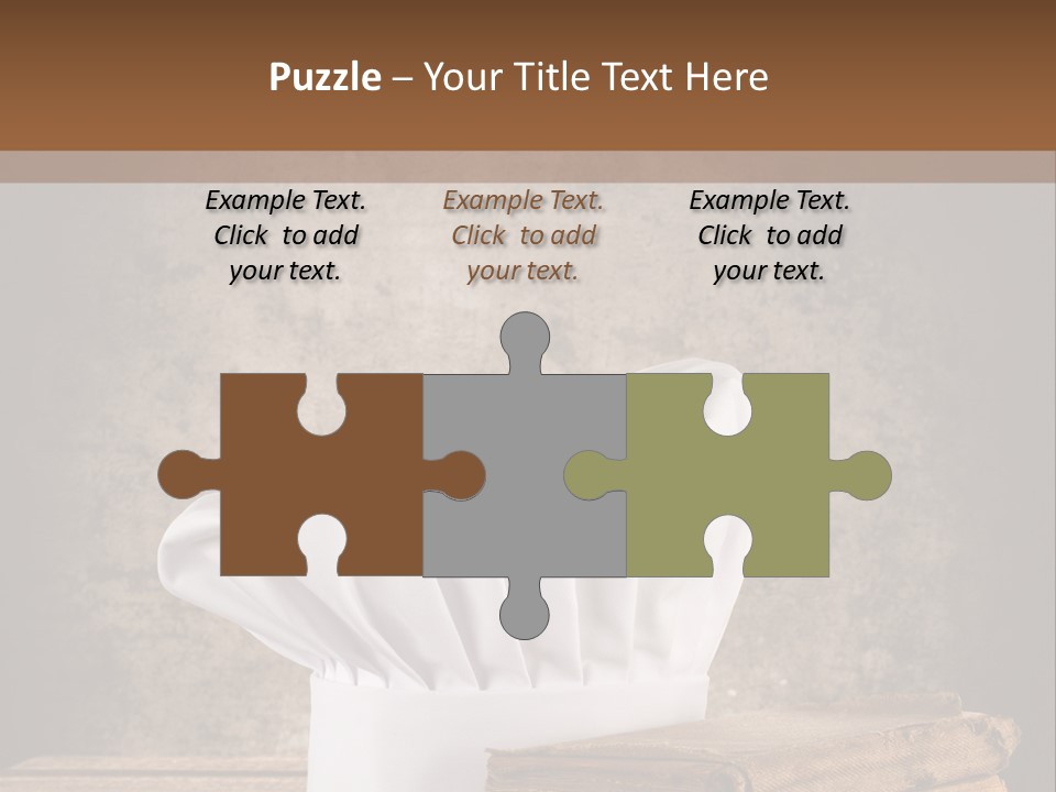 Rustic Chic Eat PowerPoint Template