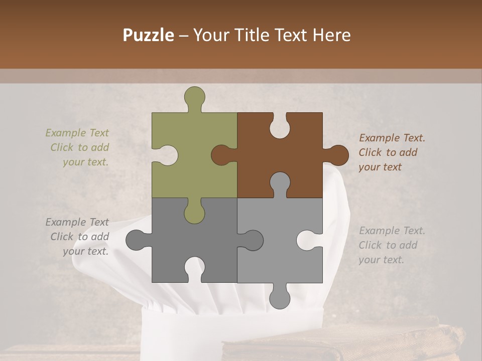 Rustic Chic Eat PowerPoint Template