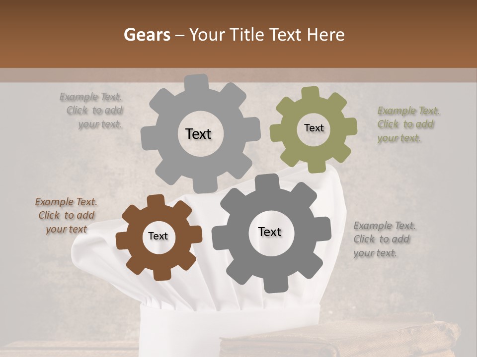 Rustic Chic Eat PowerPoint Template