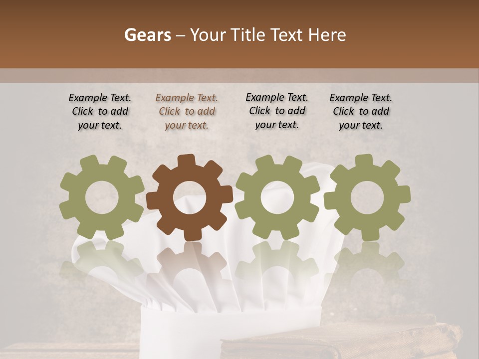 Rustic Chic Eat PowerPoint Template