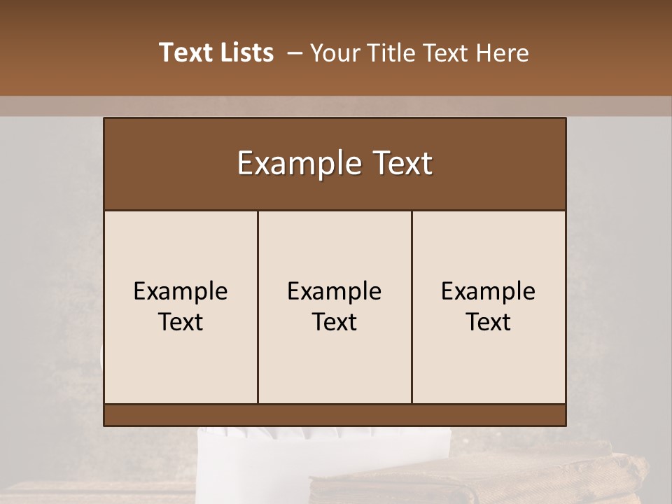 Rustic Chic Eat PowerPoint Template