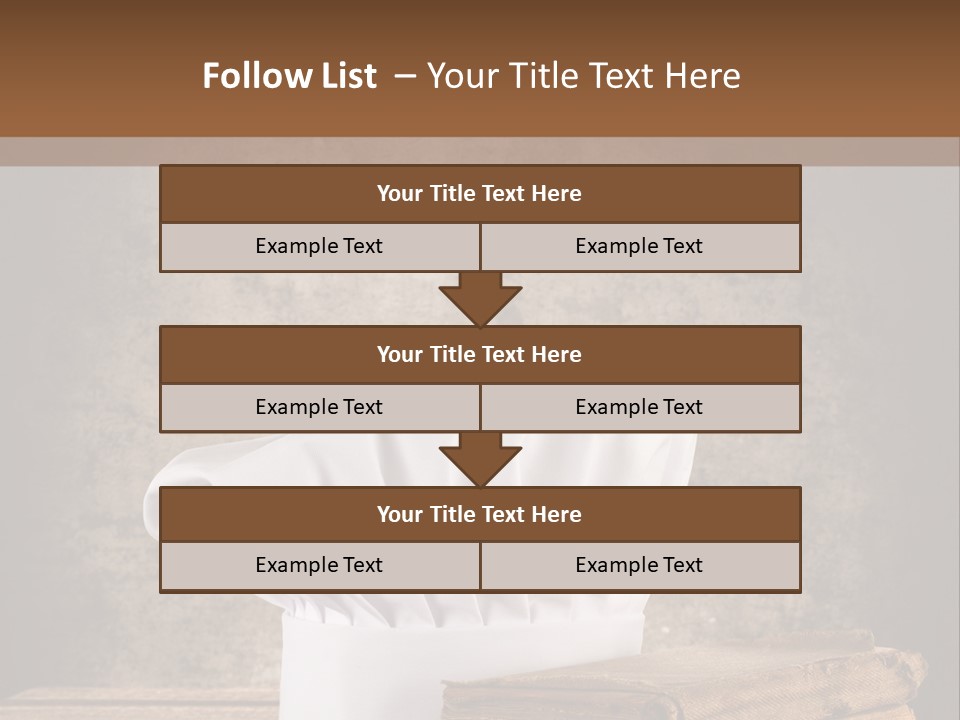 Rustic Chic Eat PowerPoint Template