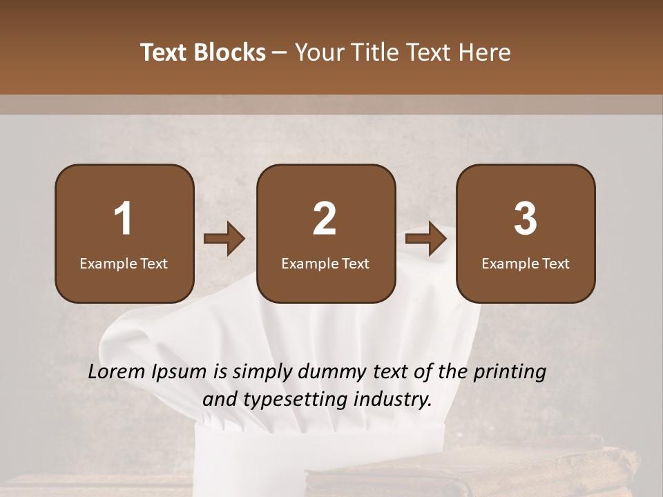 Rustic Chic Eat PowerPoint Template