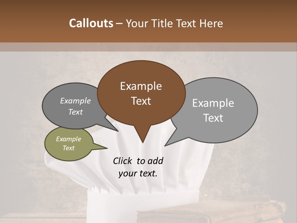 Rustic Chic Eat PowerPoint Template