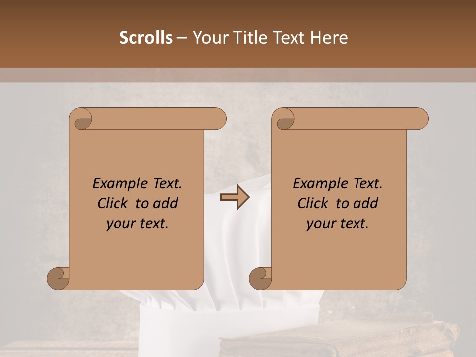 Rustic Chic Eat PowerPoint Template