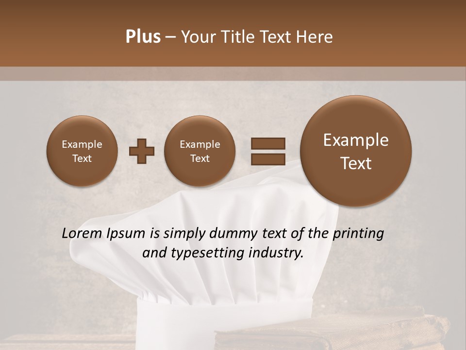 Rustic Chic Eat PowerPoint Template