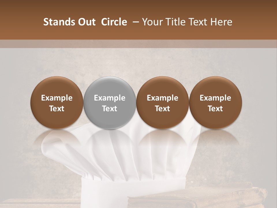 Rustic Chic Eat PowerPoint Template