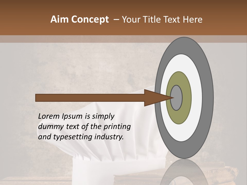 Rustic Chic Eat PowerPoint Template