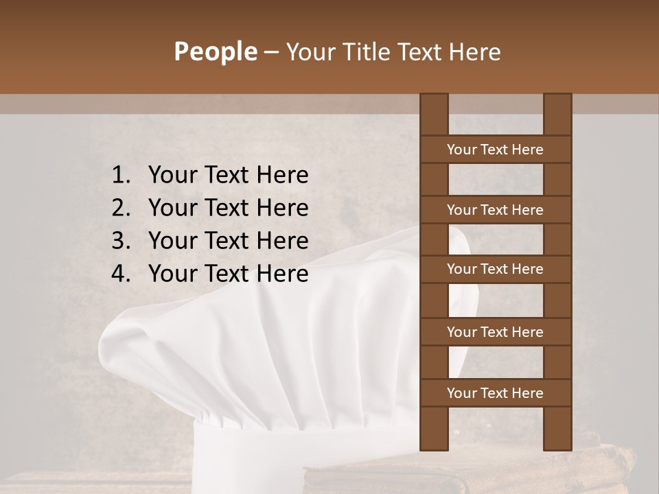 Rustic Chic Eat PowerPoint Template