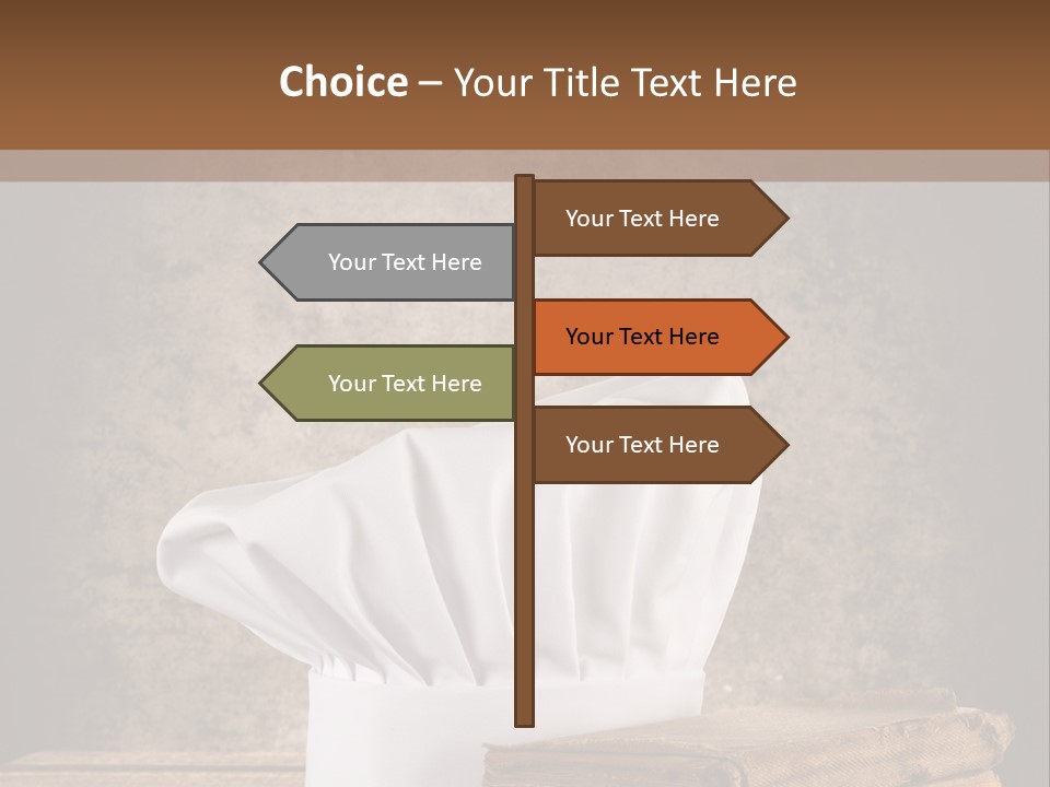 Rustic Chic Eat PowerPoint Template