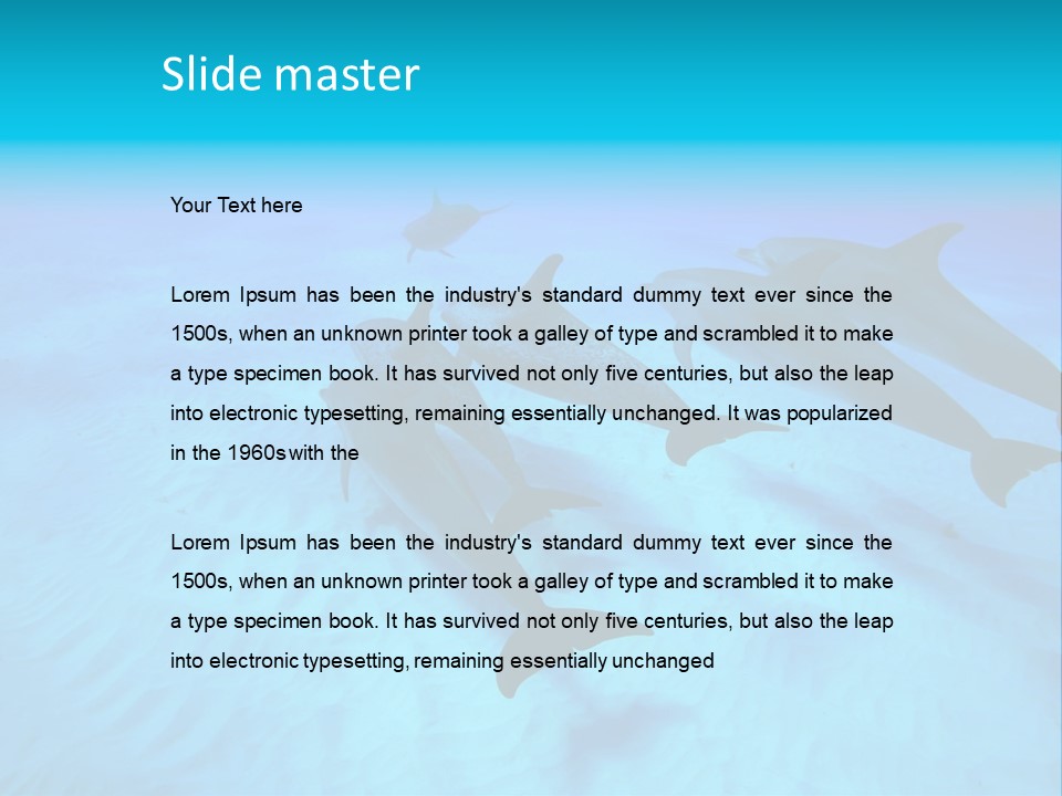 Sea Spotted Deep PowerPoint Template