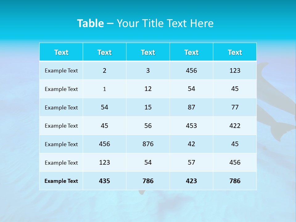 Sea Spotted Deep PowerPoint Template