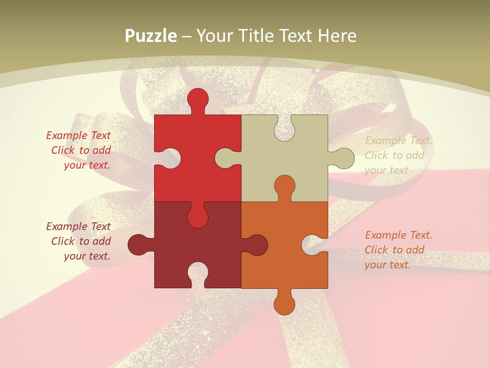 Card Party Fathers PowerPoint Template