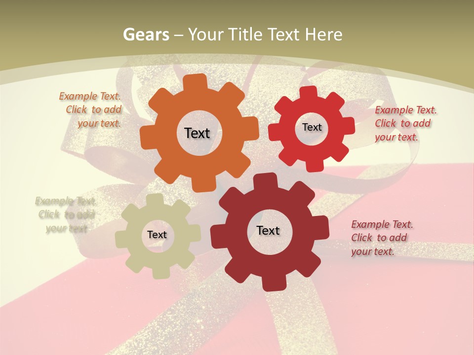 Card Party Fathers PowerPoint Template