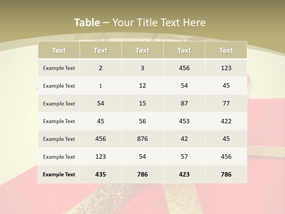 Card Party Fathers PowerPoint Template