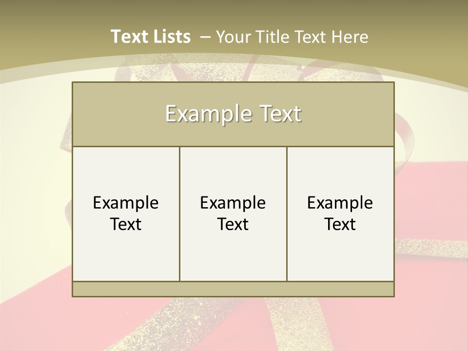 Card Party Fathers PowerPoint Template