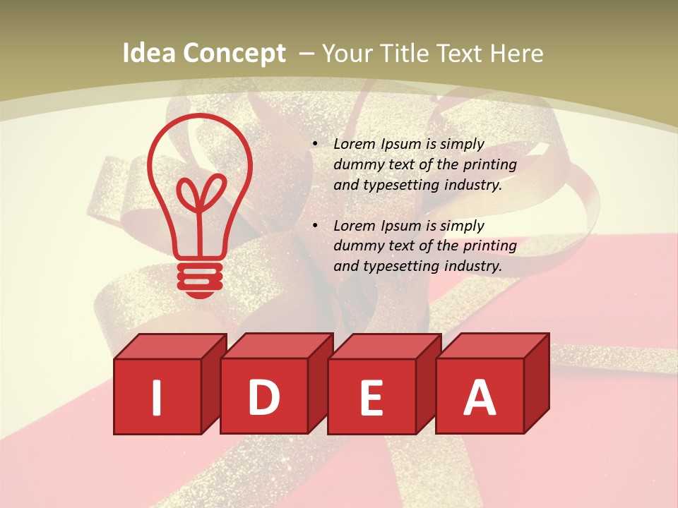 Card Party Fathers PowerPoint Template