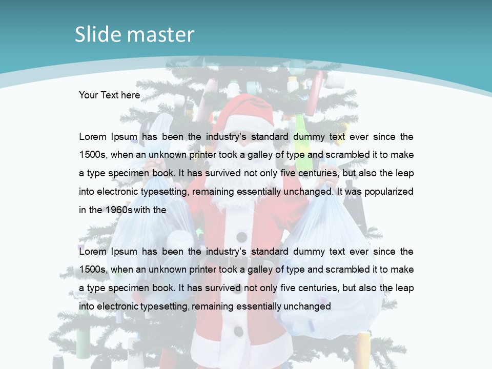 Discarded Boy Ecologic PowerPoint Template