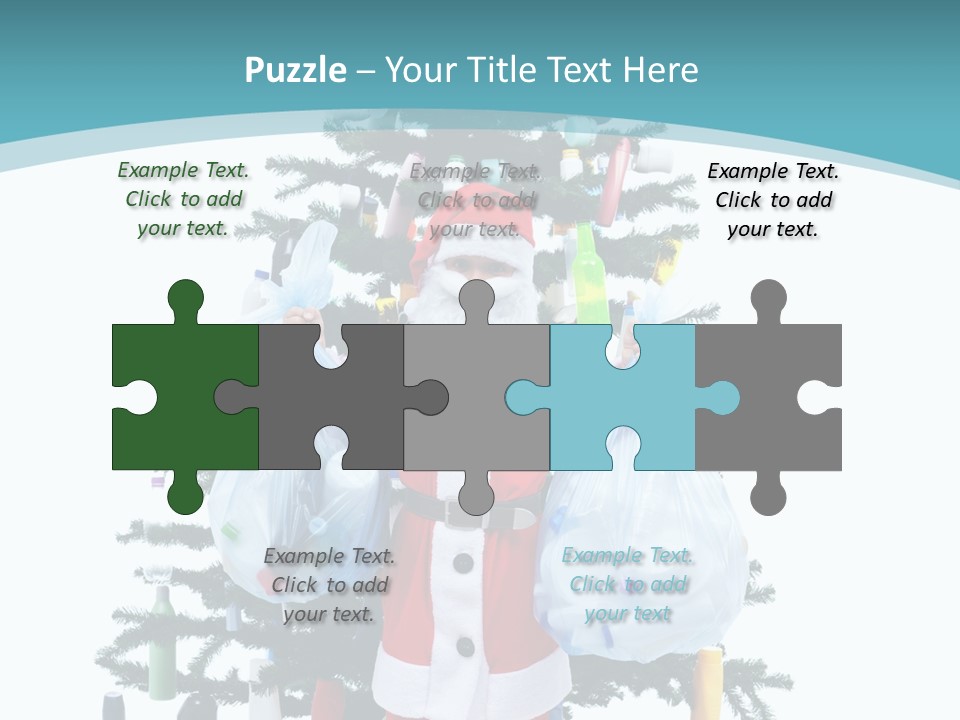 Discarded Boy Ecologic PowerPoint Template