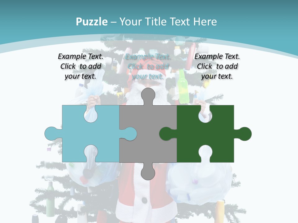 Discarded Boy Ecologic PowerPoint Template