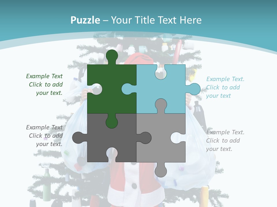 Discarded Boy Ecologic PowerPoint Template