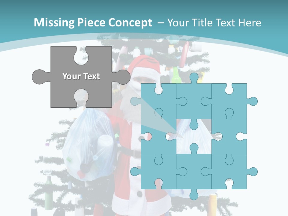 Discarded Boy Ecologic PowerPoint Template