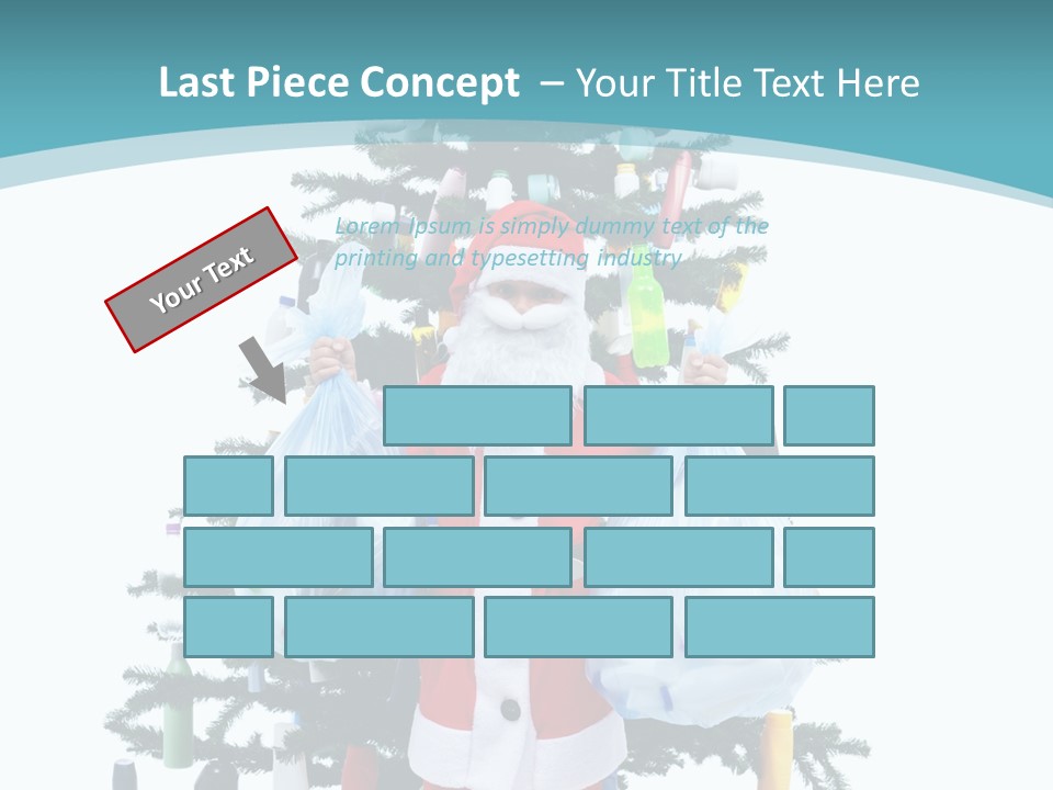 Discarded Boy Ecologic PowerPoint Template