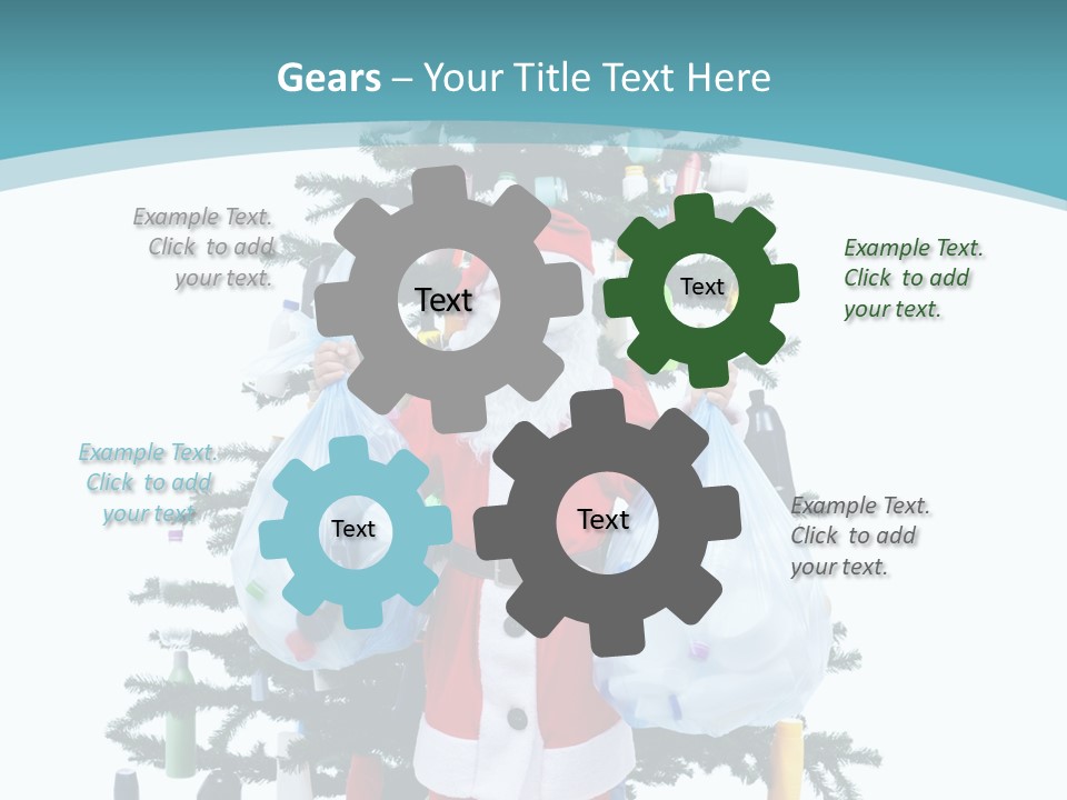 Discarded Boy Ecologic PowerPoint Template