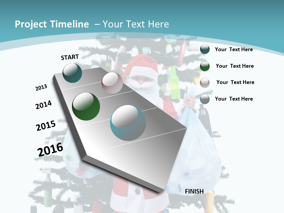 Discarded Boy Ecologic PowerPoint Template