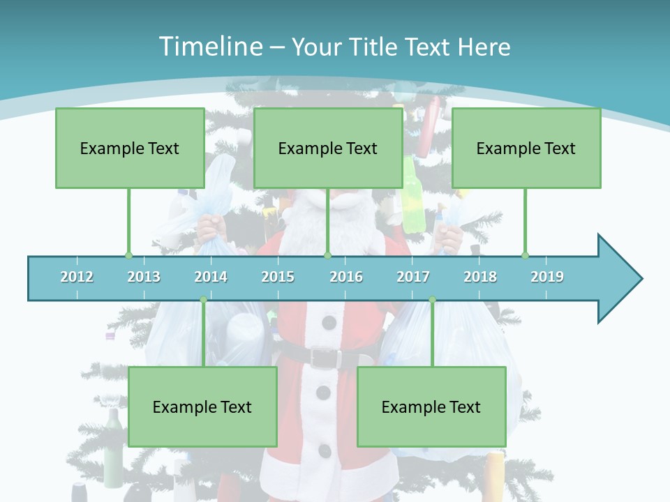 Discarded Boy Ecologic PowerPoint Template