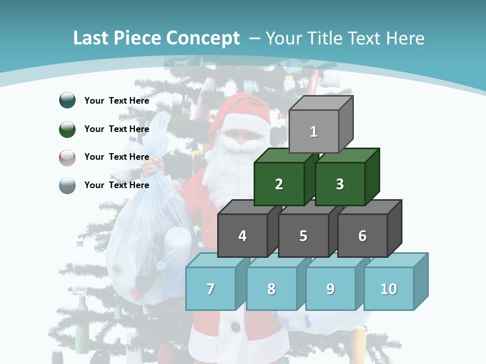 Discarded Boy Ecologic PowerPoint Template