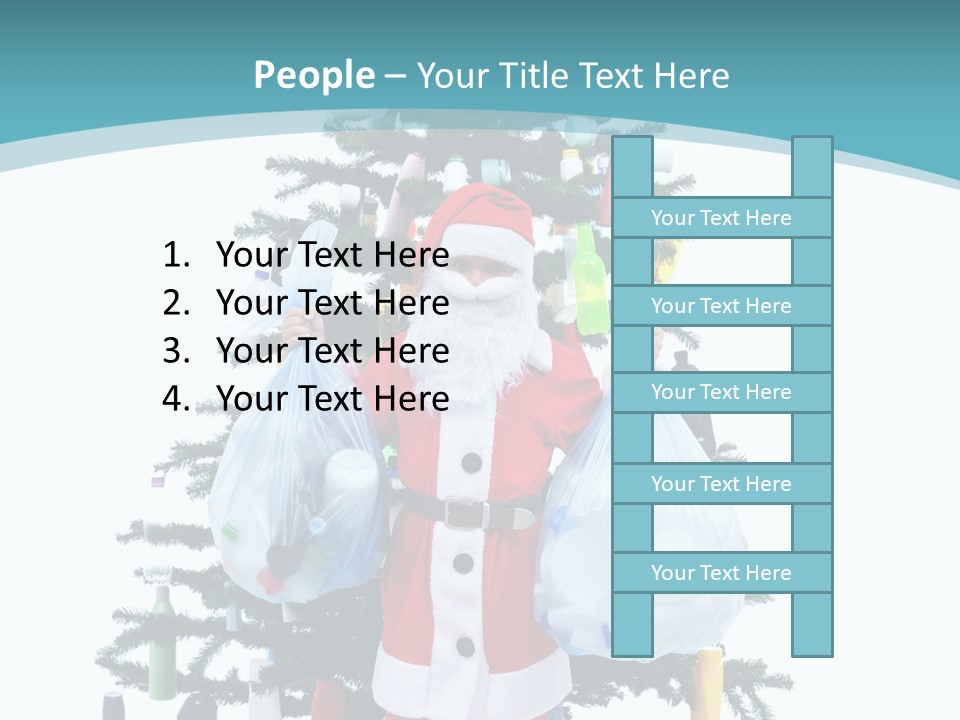 Discarded Boy Ecologic PowerPoint Template