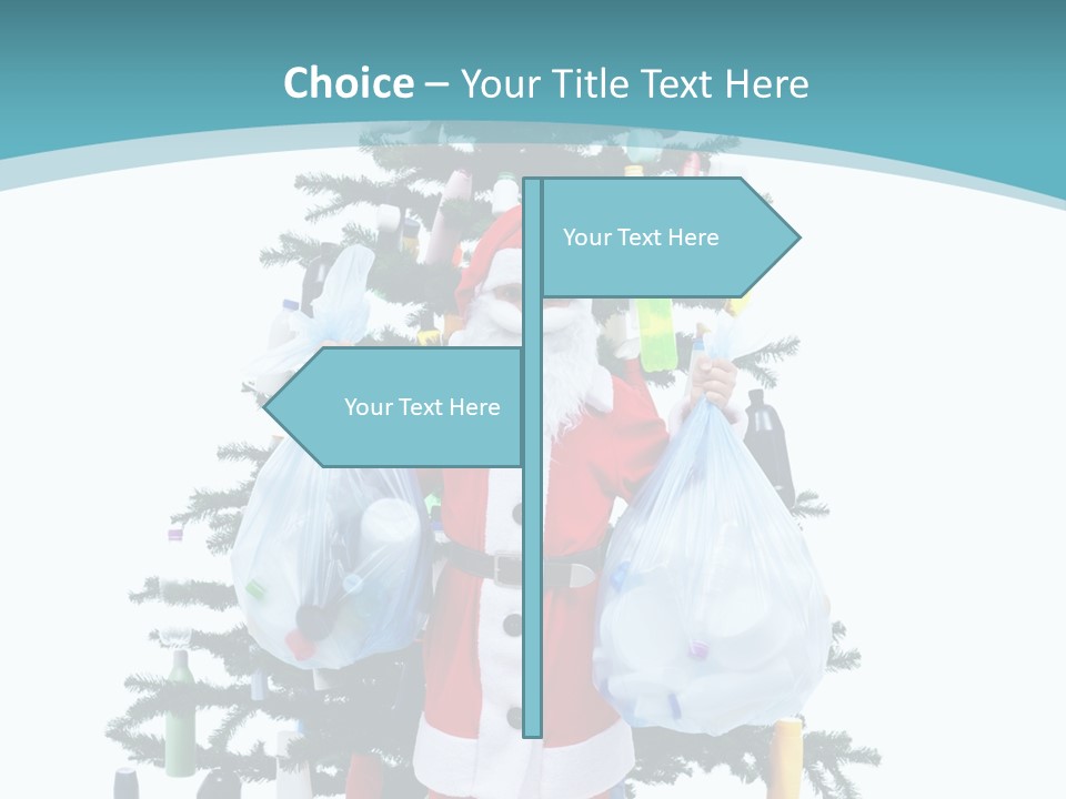 Discarded Boy Ecologic PowerPoint Template