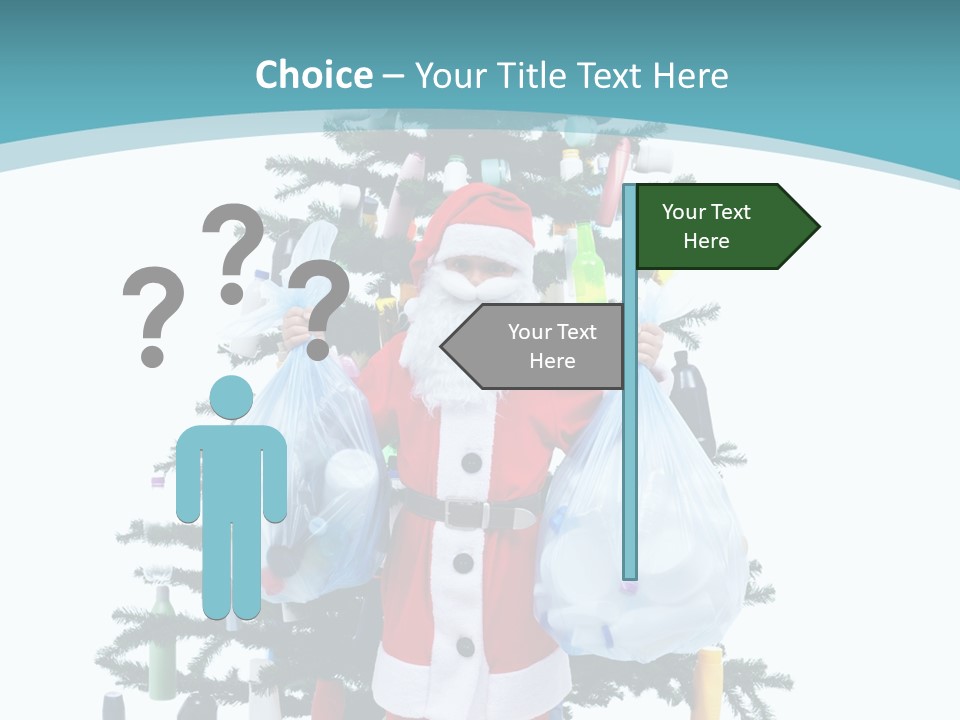 Discarded Boy Ecologic PowerPoint Template