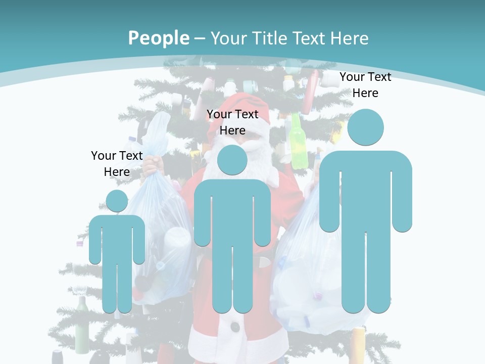 Discarded Boy Ecologic PowerPoint Template