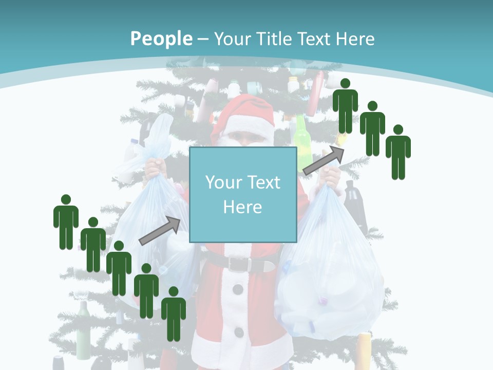 Discarded Boy Ecologic PowerPoint Template