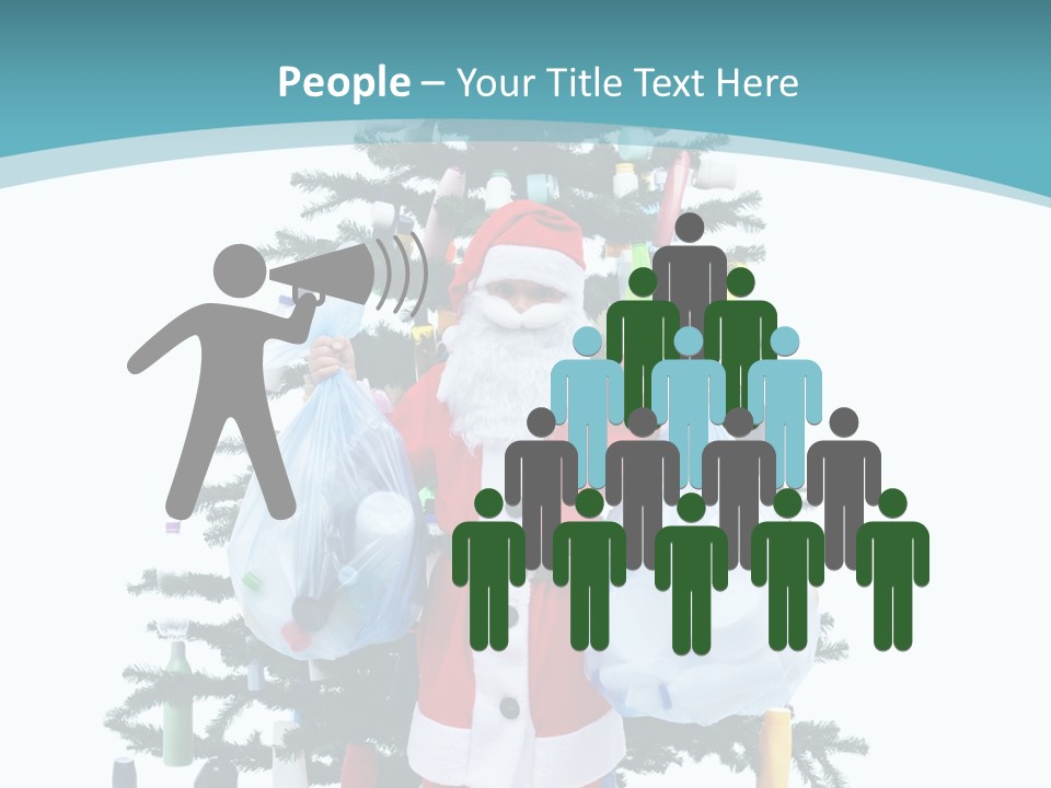 Discarded Boy Ecologic PowerPoint Template