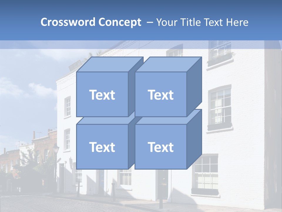 Flat Steep Domestic PowerPoint Template