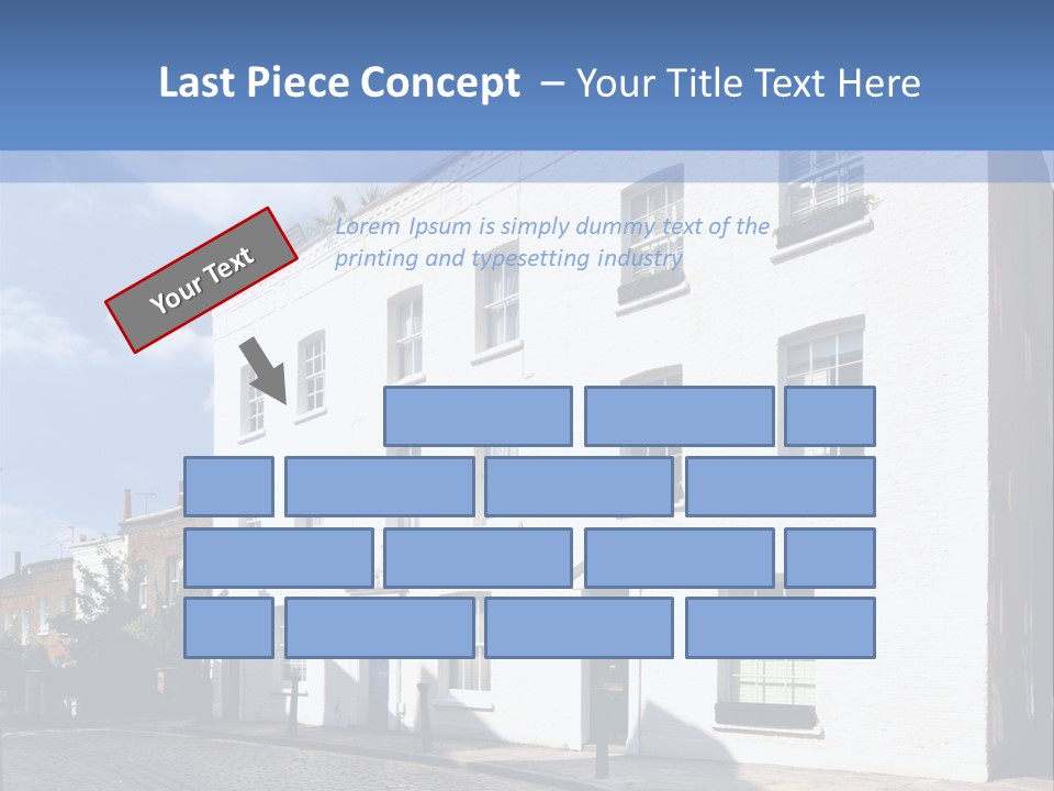 Flat Steep Domestic PowerPoint Template
