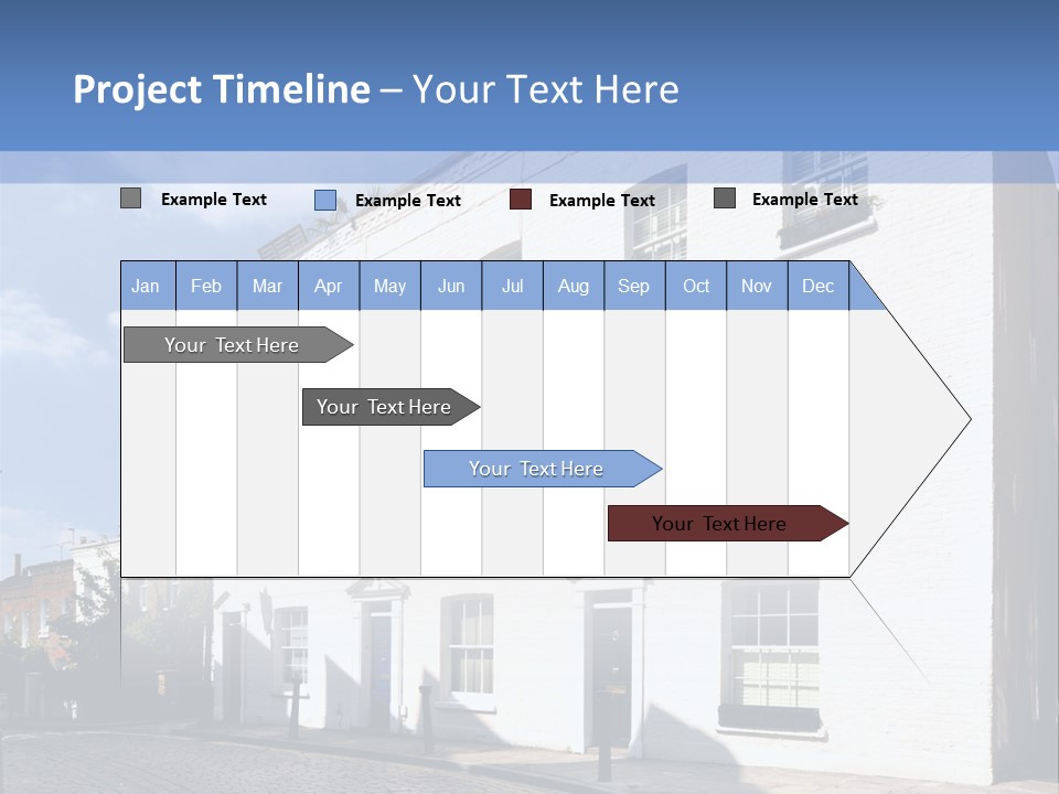 Flat Steep Domestic PowerPoint Template