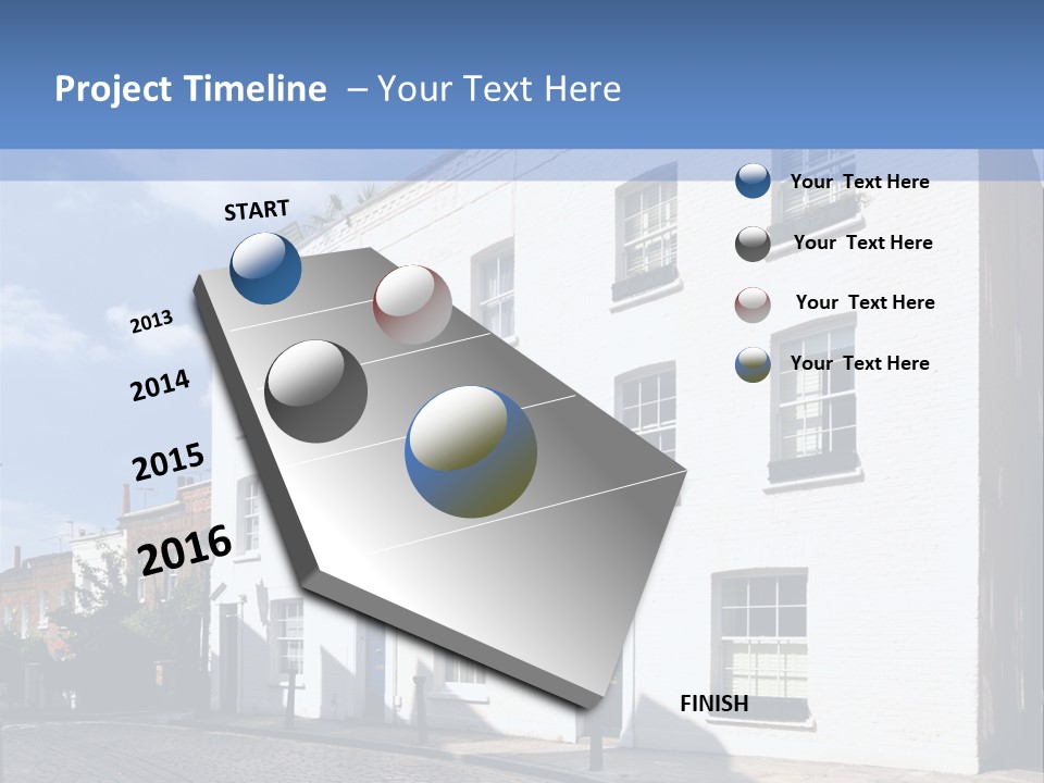 Flat Steep Domestic PowerPoint Template