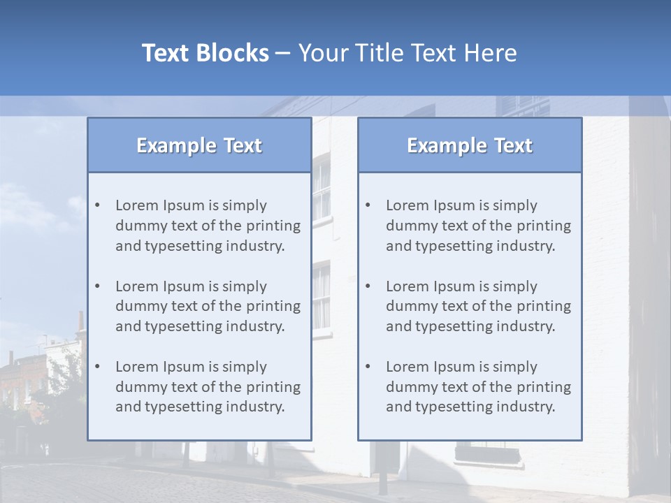 Flat Steep Domestic PowerPoint Template