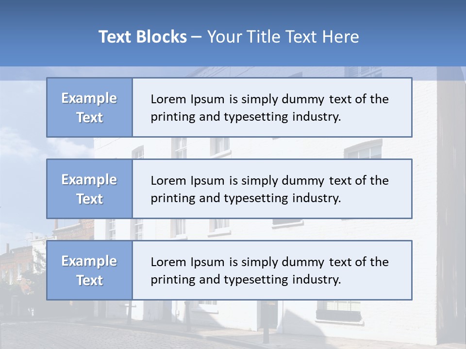 Flat Steep Domestic PowerPoint Template
