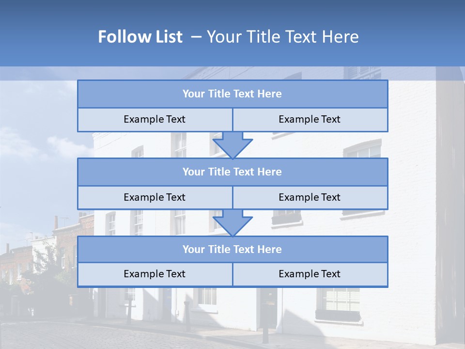 Flat Steep Domestic PowerPoint Template