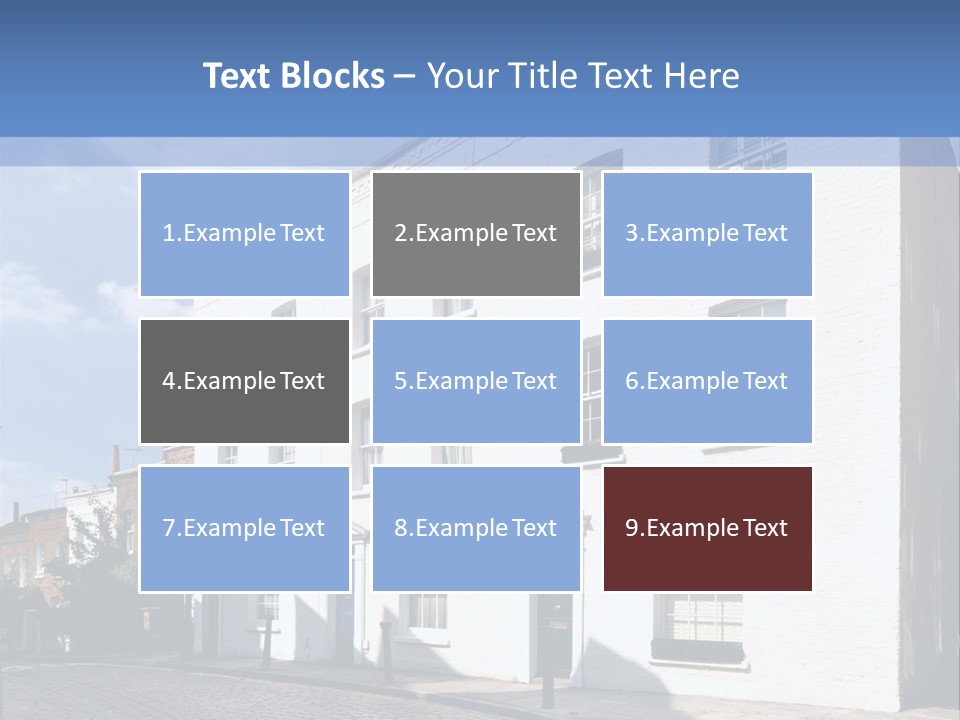 Flat Steep Domestic PowerPoint Template