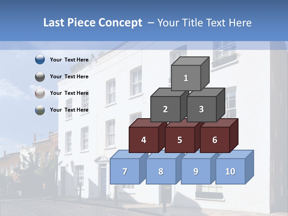 Flat Steep Domestic PowerPoint Template
