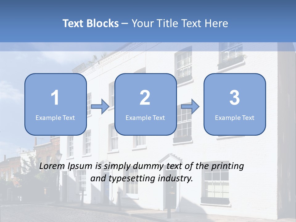Flat Steep Domestic PowerPoint Template